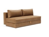 Bild von Innovation Living Osvald Schlafsofa L: 200 cm – Mat Sort/Fanual Brown