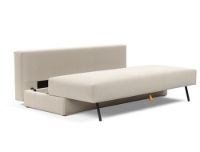 Bild von Innovation Living Osvald Schlafsofa L: 200 cm – Mattschwarz/Blida Sandgrau