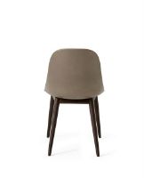 Bild von Audo Copenhagen Harbour Side Dining Chair SH: 45 cm – Dakar 0311 / Gestell aus dunkel gebeizter Eiche