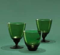 Bild von Holmegaard Flow Wasserglas 35 cl – Olivgrün