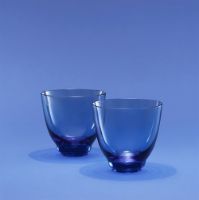 Bild von Holmegaard Flow Wasserglas 35 cl – Blau