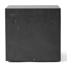 Bild von Audo Copenhagen Sockel, kubisch, H: 40 cm – schwarzer Nero-Marquina-Marmor