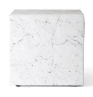 Bild von Audo Copenhagen Sockel, kubisch, H: 40 cm – weißer Carrara-Marmor