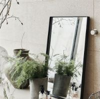 Bild von House Doctor Raw Spiegel mit Rahmen H: 80 cm – Eisen
