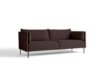 Bild von HAY Silhouette 3-Personen-Sofa Mono L:212 cm – Coda 382 / Schwarz pulverbeschichteter Stahl