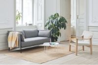 Bild von HAY Silhouette 2-Personen-Sofa Mono L:171 cm – Hallingdal 166 / Schwarz pulverbeschichteter Stahl