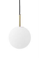 Bild von Audo Copenhagen TR Bulb Pendel Ø: 20 cm – Matte Glühbirne/Gebürstetes Messing