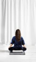 Bild von Nordal Yoga Meditationskissen 20x40 cm - Grau