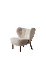 Bild von &Tradition Little Petra VB1 Lounge Chair SH: 40 cm – Walnuss geölt/Karakorum 003