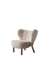 Bild von &Tradition Little Petra VB1 Lounge Chair SH: 40 cm – Walnuss geölt/Karakorum 003