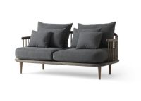 Bild von &Tradition Fly SC2 Sofa L: 162 cm – Geräucherte geölte Eiche/Hot Madison 093