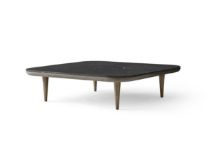 Bild von &Tradition Fly SC11 Loungetisch 120 x 120 cm – geräucherte geölte Eiche/geschliffenes Nero Marquina