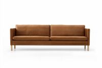 Bild von Mogens Hansen MH2614 3-Personen-Sofa L: 210 cm – Frej 15 Leder/geölte Eiche