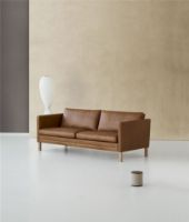 Bild von Mogens Hansen MH2614 3-Personen-Sofa L: 210 cm – Frej 15 Leder/geölte Eiche