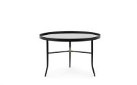 Bild von Normann Copenhagen Lug Tisch Groß Ø: 68 cm - Schwarz