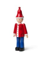 Bild von Kay Bojesen Jule Ole Holzfigur H: 17,5 cm – Rot/Blau/Weiß