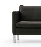 Bild von Mogens Hansen MH2614 3-Personen-Sofa L: 210 cm – Frej 18 Leder/Gebürsteter Stahl