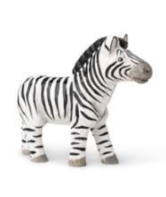 Bild von Ferm Living Tier handgeschnitzt H: 13,5 cm – Zebra