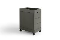 Bild von HAY New Order Trolley/B3 Schublade und Tablett oben inkl. Schloss 34x68 cm - Armee