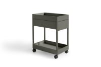 Bild von HAY New Order Trolley/A1 Schublade und Tablett oben inkl. Schloss 34x68 cm - Armee