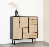 Bild von Andersen Furniture Unique Highboard 131x43x133 cm - Sortierung/Eg