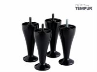 Bild von TEMPUR Designer-Bein Champagner 4 Stück H: 19 cm – Schwarz