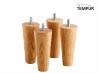 Bild von TEMPUR Design Beine 4 Stk. H: 19cm - Eiche