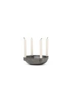 Bild von Ferm Living Bowl Kerzenhalter Klein Ø: 14,6 cm - Schwarzes Messing OUTLET