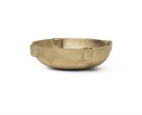 Bild von Ferm Living Bowl Kerzenhalter Klein Ø: 14,6 cm - Messing OUTLET