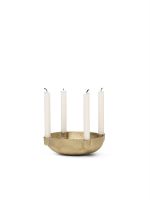 Bild von Ferm Living Bowl Kerzenhalter Klein Ø: 14,6 cm - Messing OUTLET