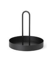 Bild von Ferm Living Grib Tablett Ø: 28 cm - Schwarz