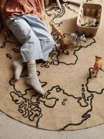 Bild von Ferm Living Jute-Teppich World Large Ø: 130 cm