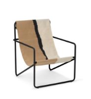 Bild von Ferm Living Desert Chair Kids H: 55,5 cm - Schwarz/Erde OUTLET