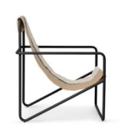 Bild von Ferm Living Desert Chair Kids H: 55,5 cm - Schwarz/Erde OUTLET