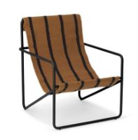 Bild von Ferm Living Desert Chair Kids H: 55,5 cm - Schwarz/Streifen