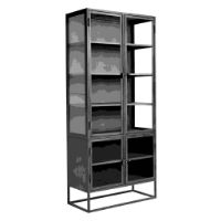 Bild von Muubs Hochschrank Boston 90x200 cm - Schwarz