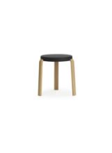 Bild von Normann Copenhagen Tap Hocker H: 43 cm – Eiche/Schwarz