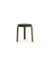 Bild von Normann Copenhagen Tap Hocker H: 43 cm – Walnuss/Schwarz