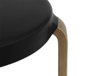 Bild von Normann Copenhagen Tap Hocker H: 43 cm – Walnuss/Schwarz