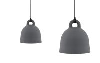 Bild von Normann Copenhagen Bell Pendelleuchte klein H: 37 cm – Grau