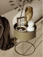 Bild von Ferm Living Water Swirl Vase Hoch H: 47 cm - Hellgelb OUTLET