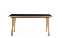 Bild von Normann Copenhagen Slice Tisch 84x160 cm - Eiche/Linoleum