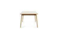 Bild von Normann Copenhagen Slice Tisch 90x200 cm - Eiche/Linoleum