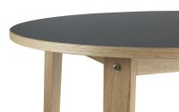 Bild von Normann Copenhagen Slice Tisch Ø: 95 cm – Eiche/Linoleum