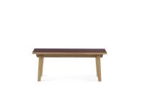 Bild von Normann Copenhagen Slice Couchtisch 42x100 cm - Eiche/Linoleum