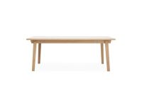 Bild von Normann Copenhagen Slice Tisch 90x200 cm - Eiche