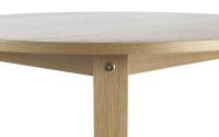 Bild von Normann Copenhagen Slice Table Vol 2 Ø: 95 cm - Eiche