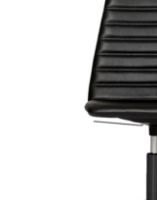 Bild von Paustian Spinal Chair 44 High Back SH: 43-55 cm - Schwarzes Gestell m. Rollen/schwarzes Sierra-Leder