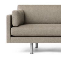 Bild von Erik Jørgensen EJ220 2062 2 Pers. Sofa 100 L: 212 cm – Foss 242/Chrom