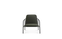 Bild von Normann Copenhagen Pad Lounge Chair Low – Schwarzer Stahl / LDS 41